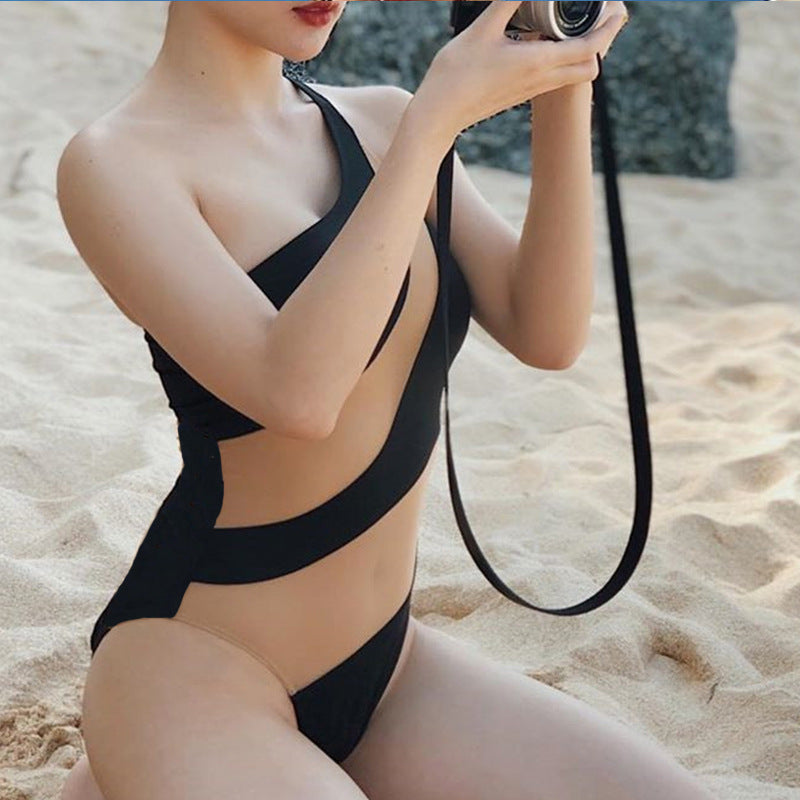 Sheer effect swimsuit