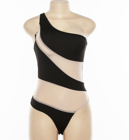 Sheer effect swimsuit