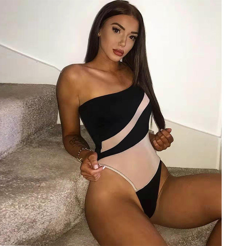 Sheer effect swimsuit