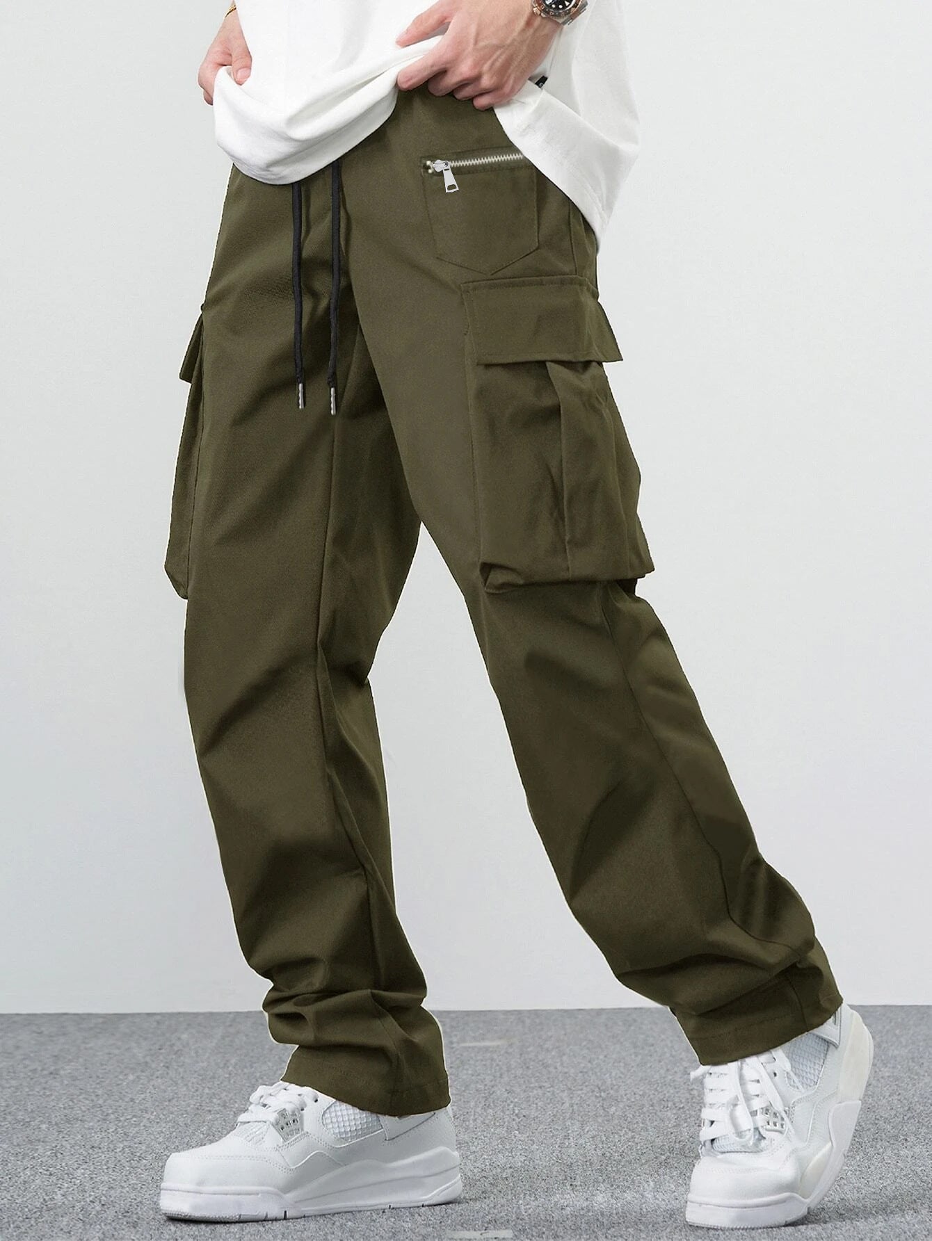 Loose Multi-pocket Casual