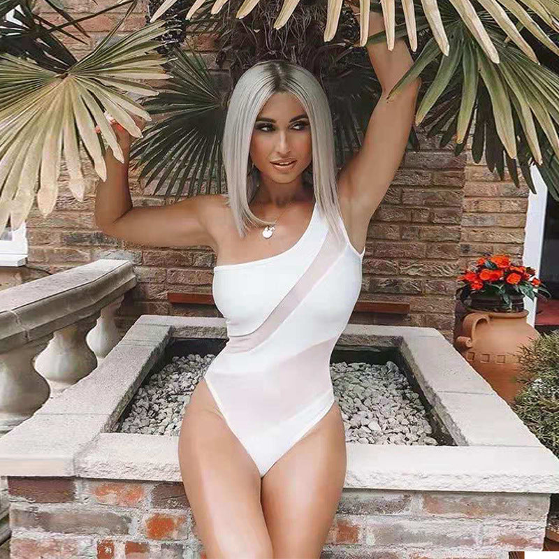 Sheer effect swimsuit