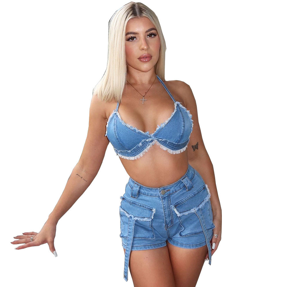 Nikole Denim Suit