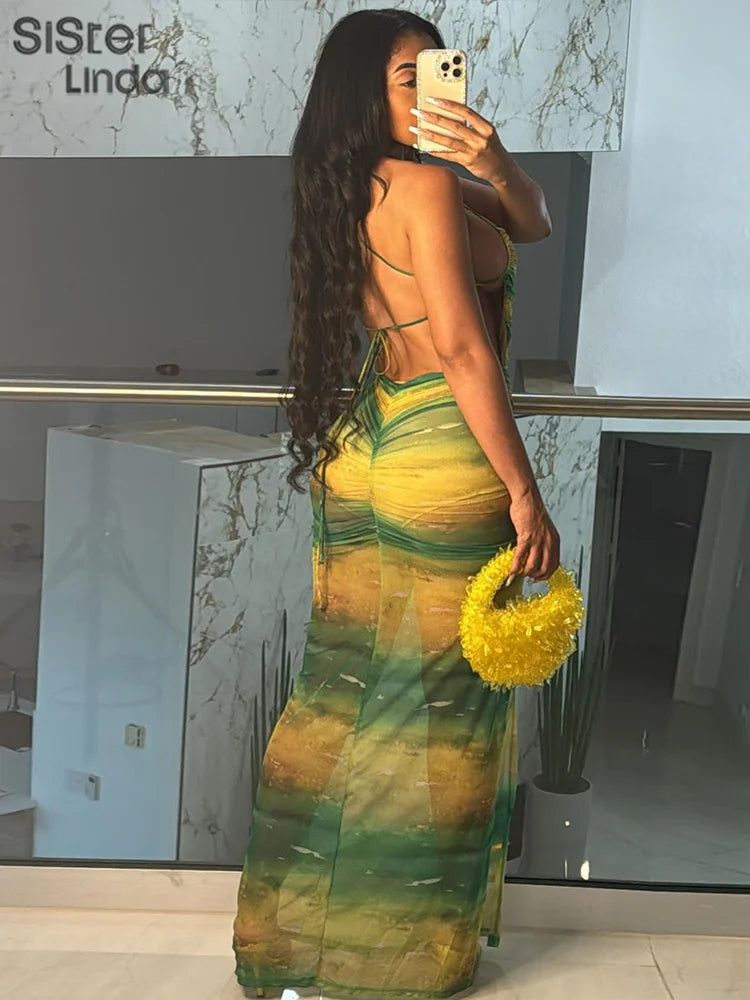 Backless Split Elegant Evening