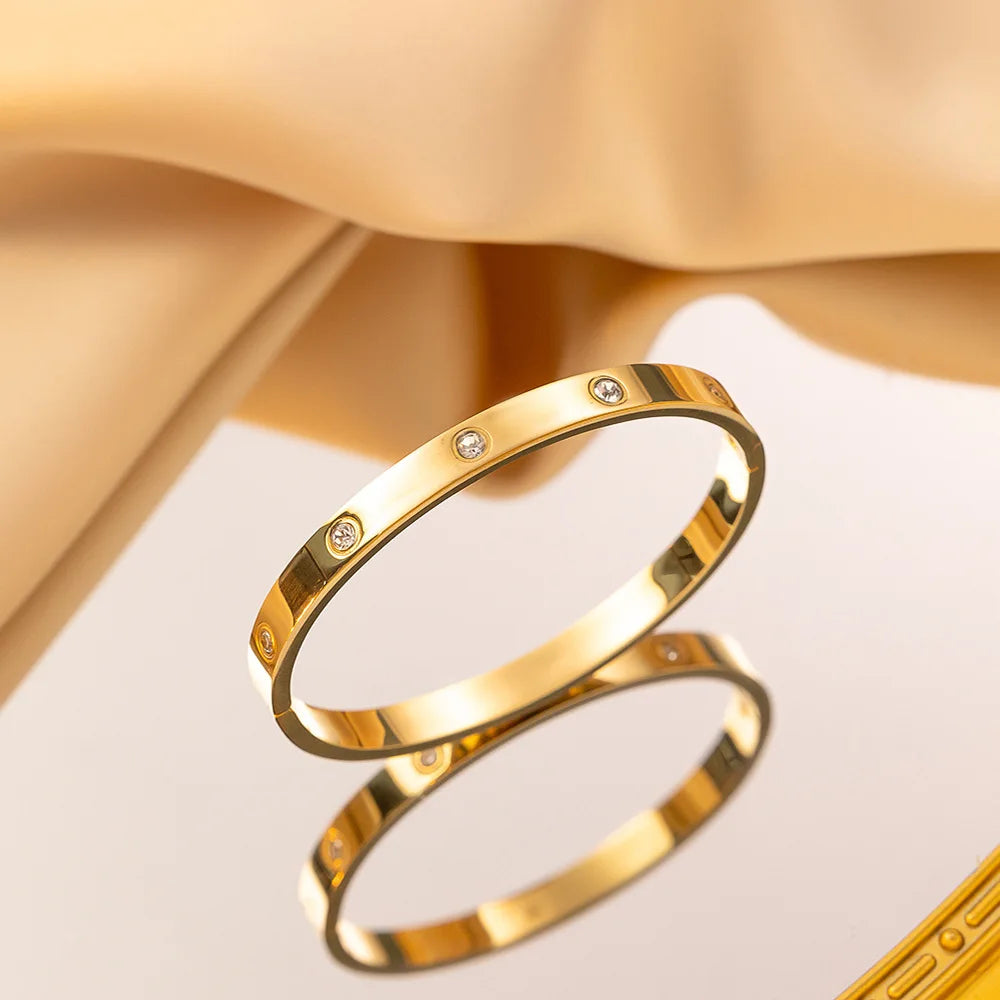 Gold Silver Classic Bracelet Jewelry