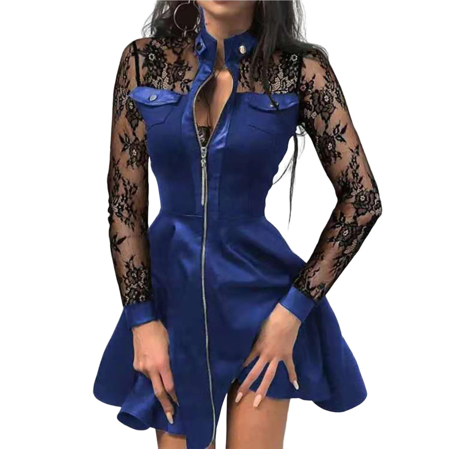 In the night jacket dress