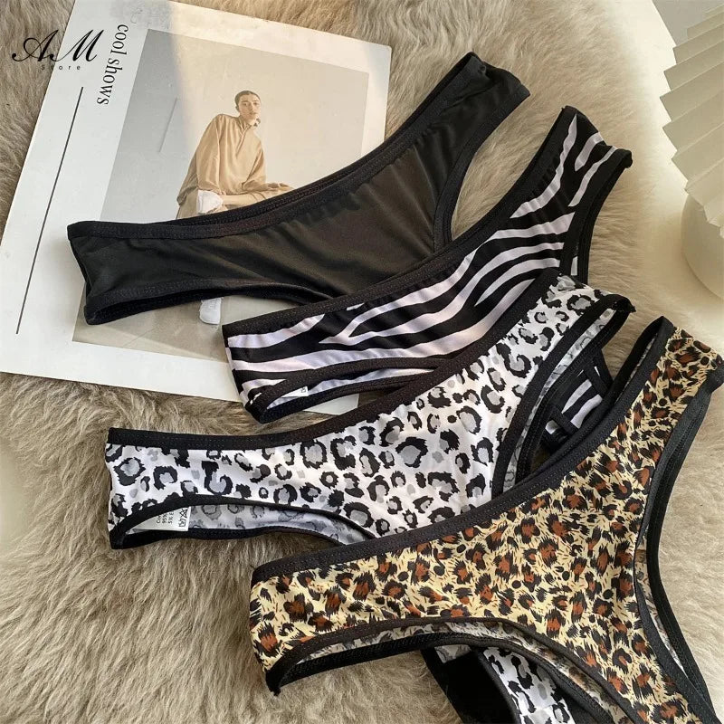 Leopard-print Panties