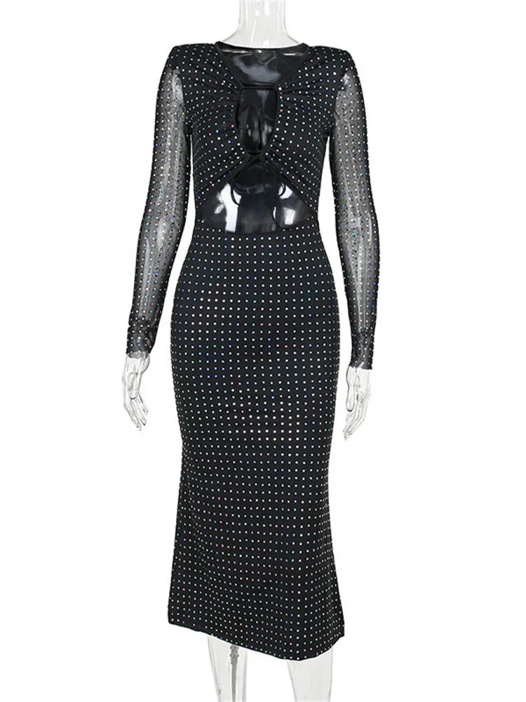 Tossy Glitter Maxi Dress
