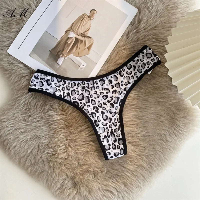 Leopard-print Panties