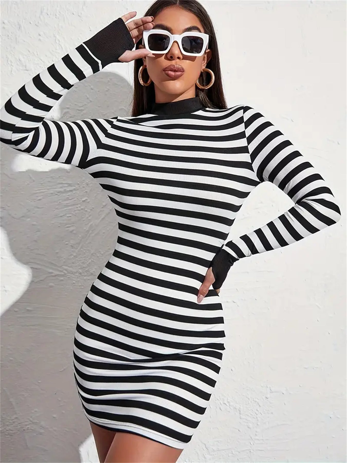 Striped Mini Dress