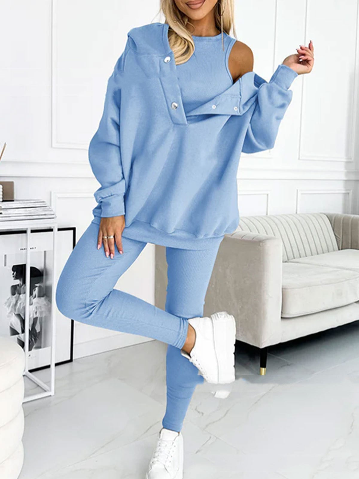 3pcs Sweatshirt Set