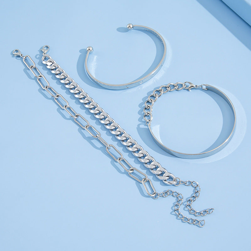 Punk Bracelet Four-piece Set