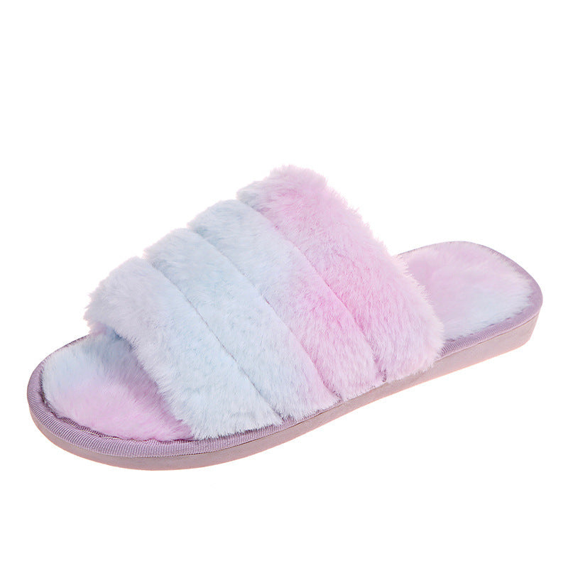 New Autumn And Winter Fluffy Slippers