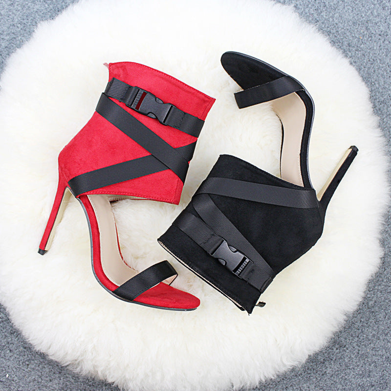 Sexy mutha peep toe heels