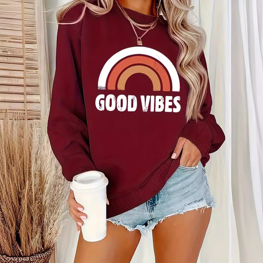 Rainbow Round Neck Sweater