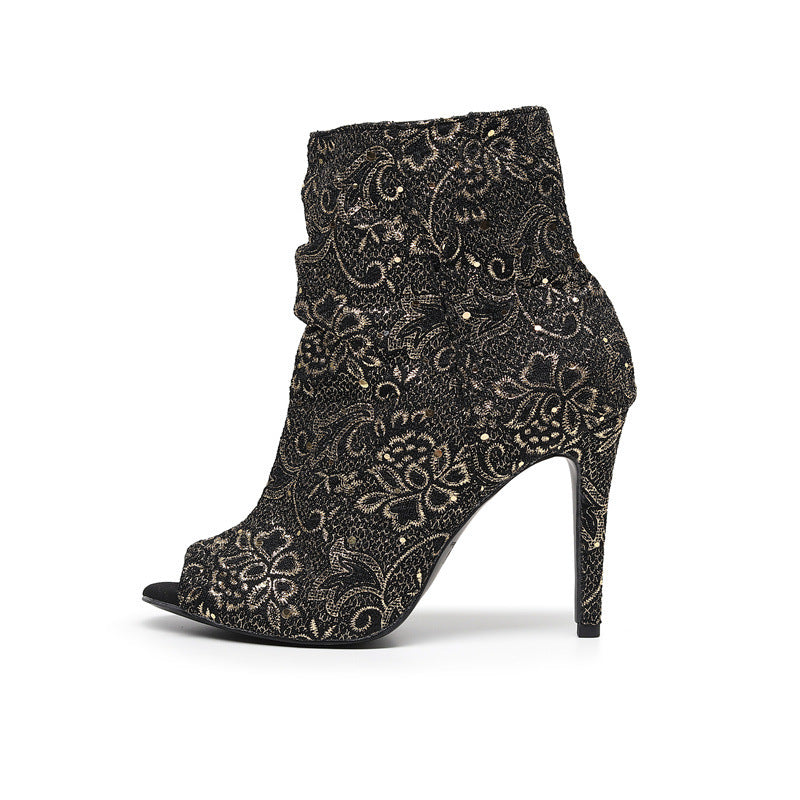 Black Hollow Summer Heels