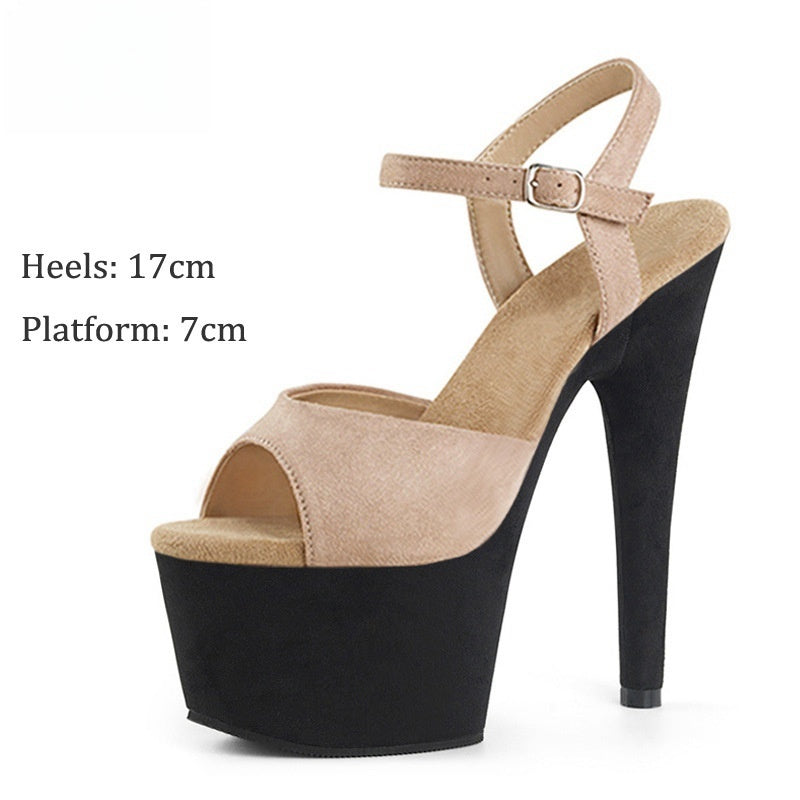 Suede Model Catwalk