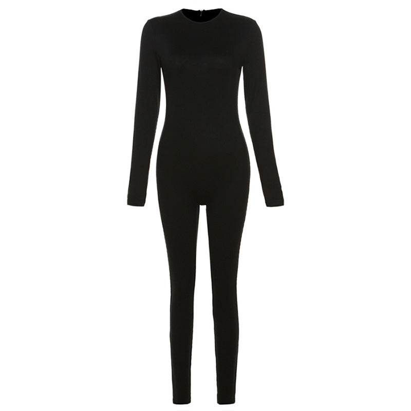 High Waist Tight Jumpsuit
