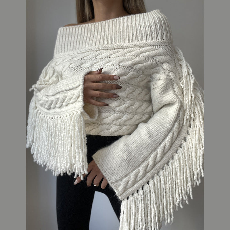 Off-Shoulder Sweater