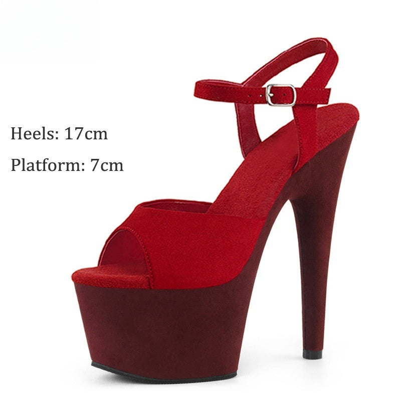 Suede Model Catwalk