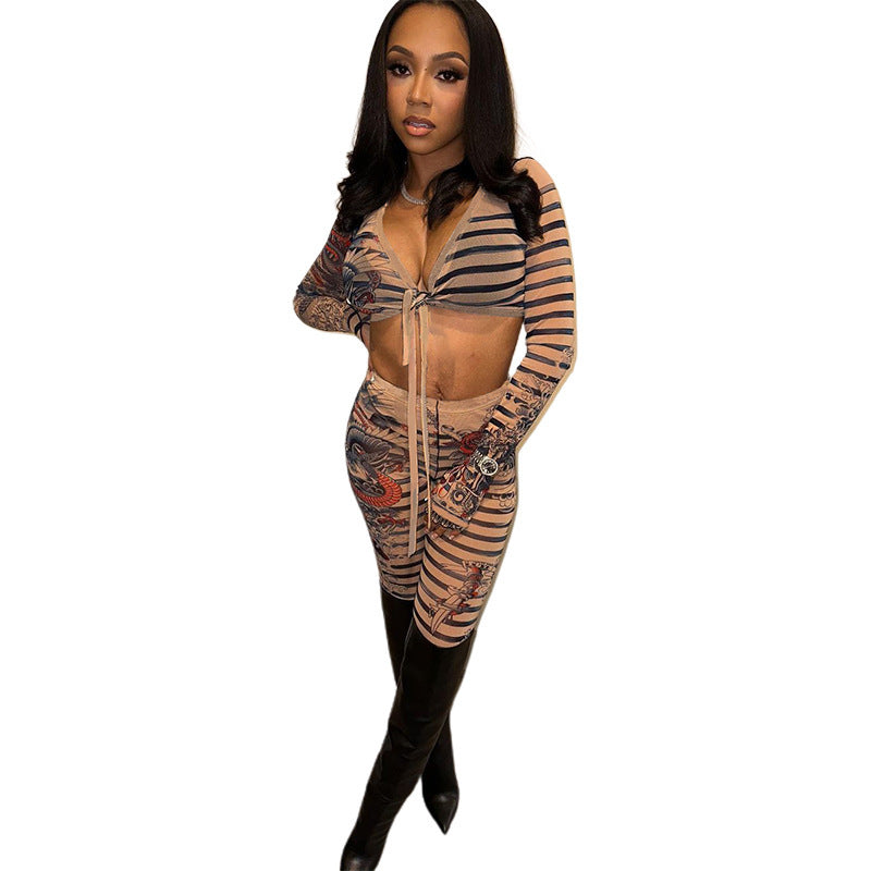 High Waist 2 piece Suit