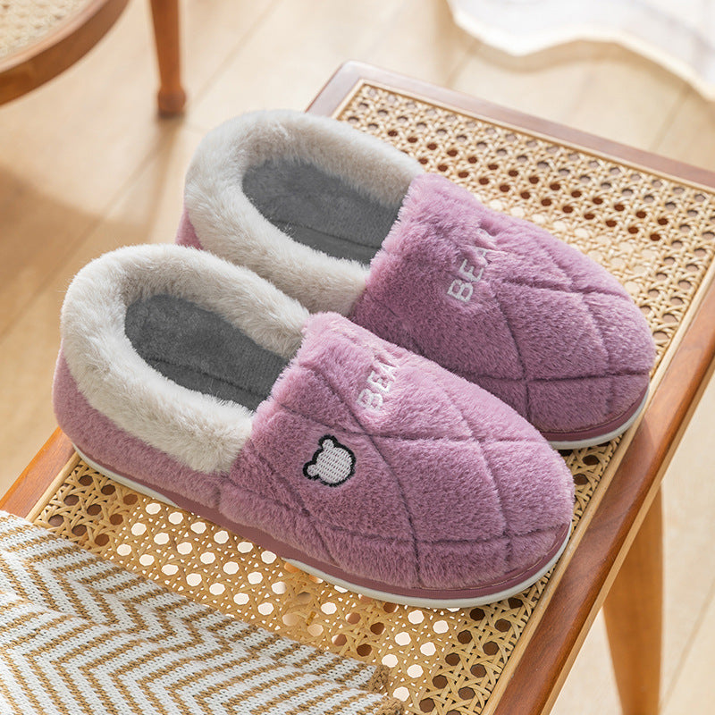 Winter Warm Plush Slippers