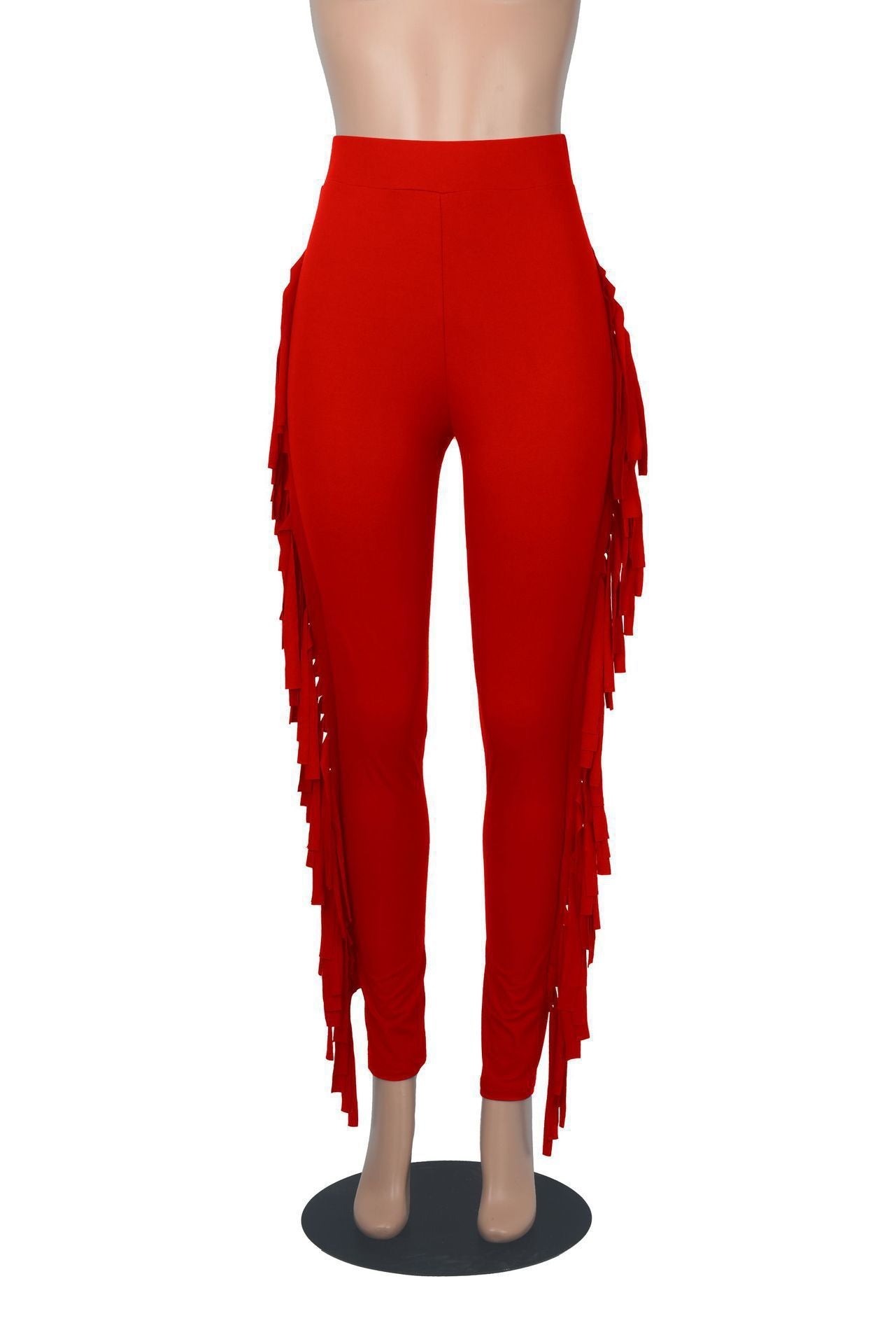 High Waist Tassel Pants