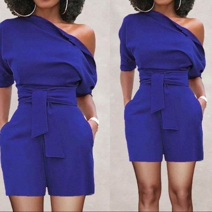 One-piece Shorts Suit