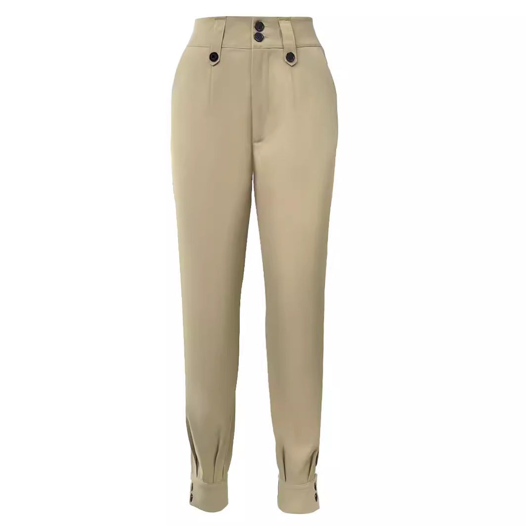 Solid Color Trousers