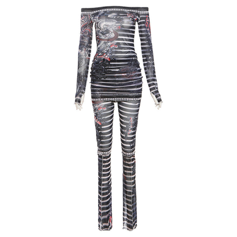 Mesh See-through Trousers