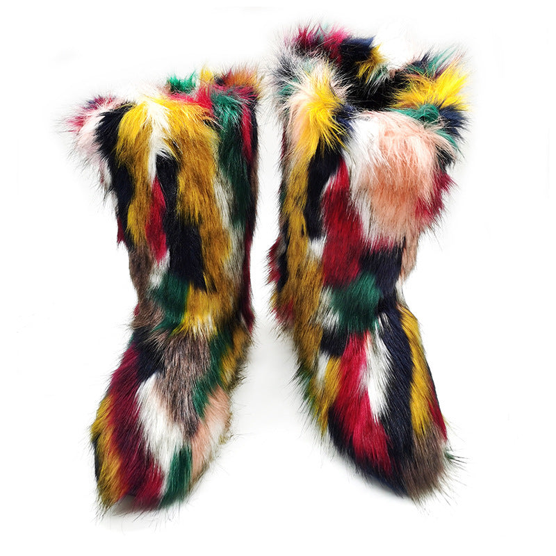 Plush Snow Boots
