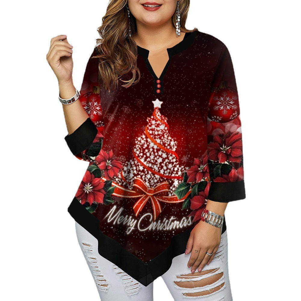V-neck Christmas