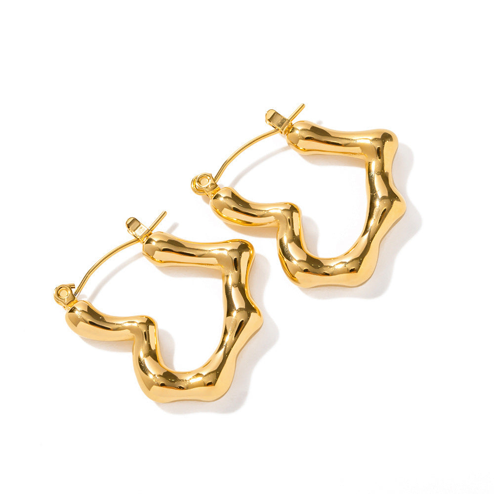 Hearted earrings