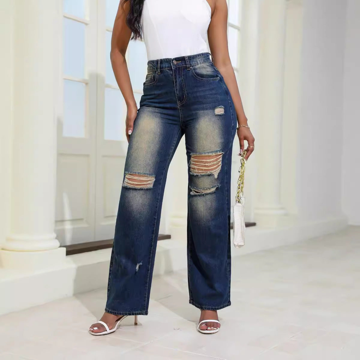 Comfortable Slim Fit Trousers