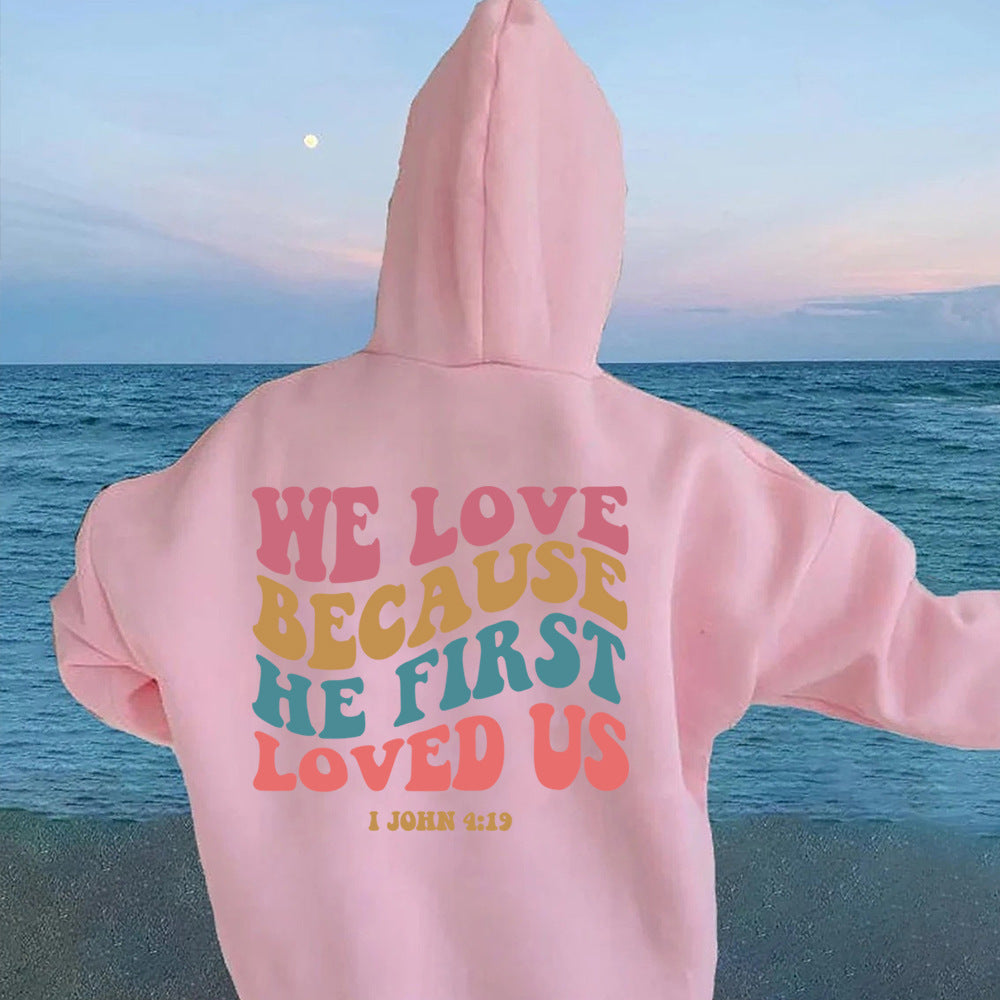 Solid Color Pullover Sweatshirt
