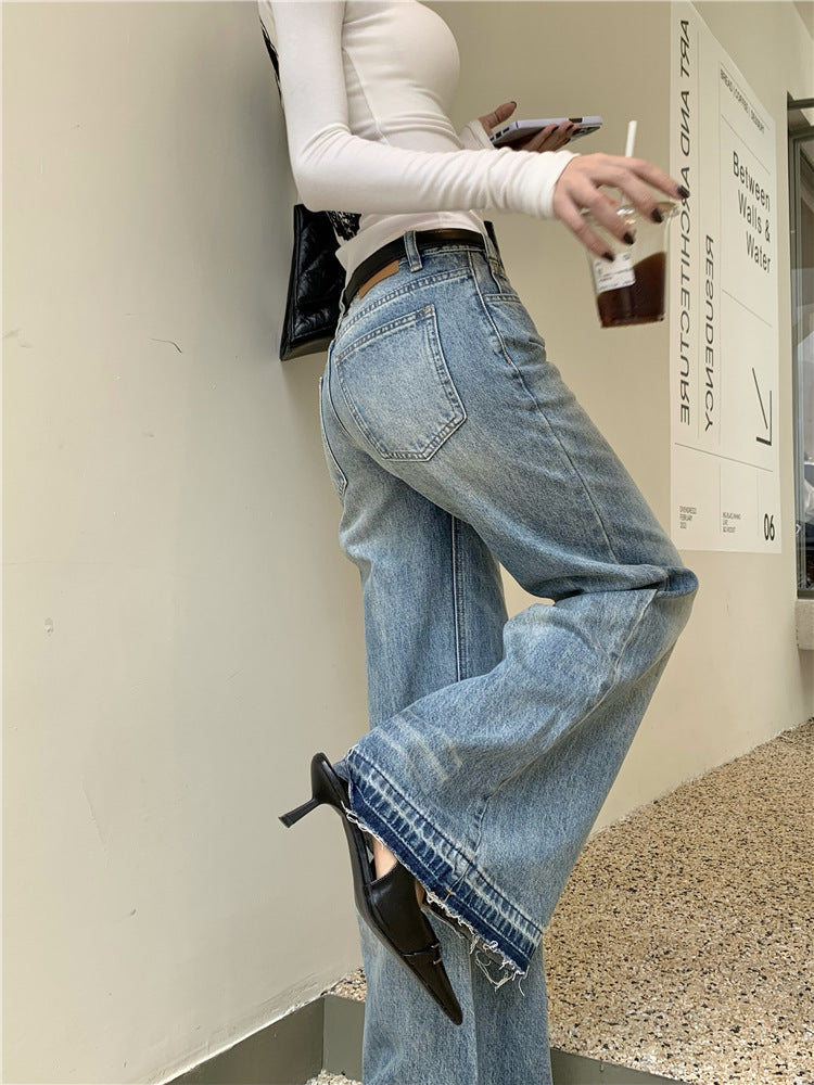 American low waist jeans