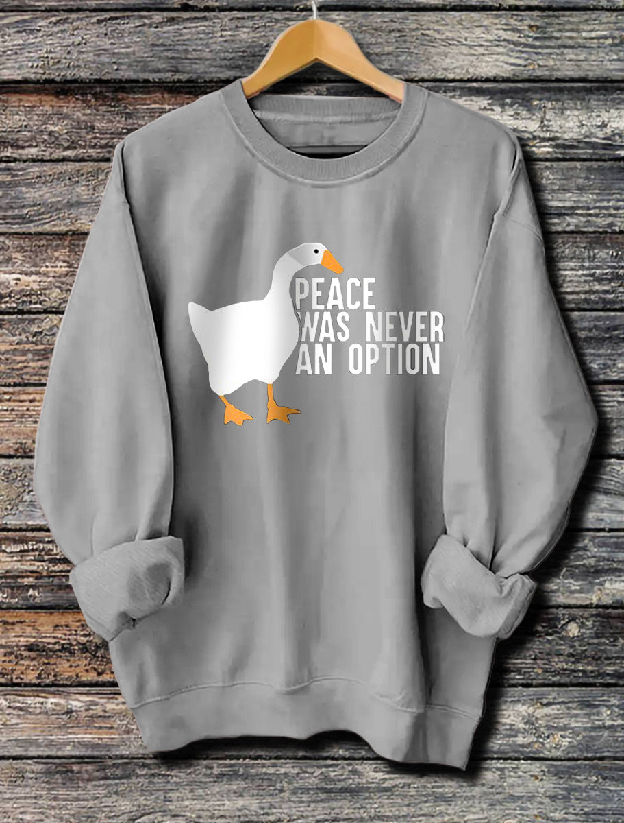Long Sleeved Printed Hoodie