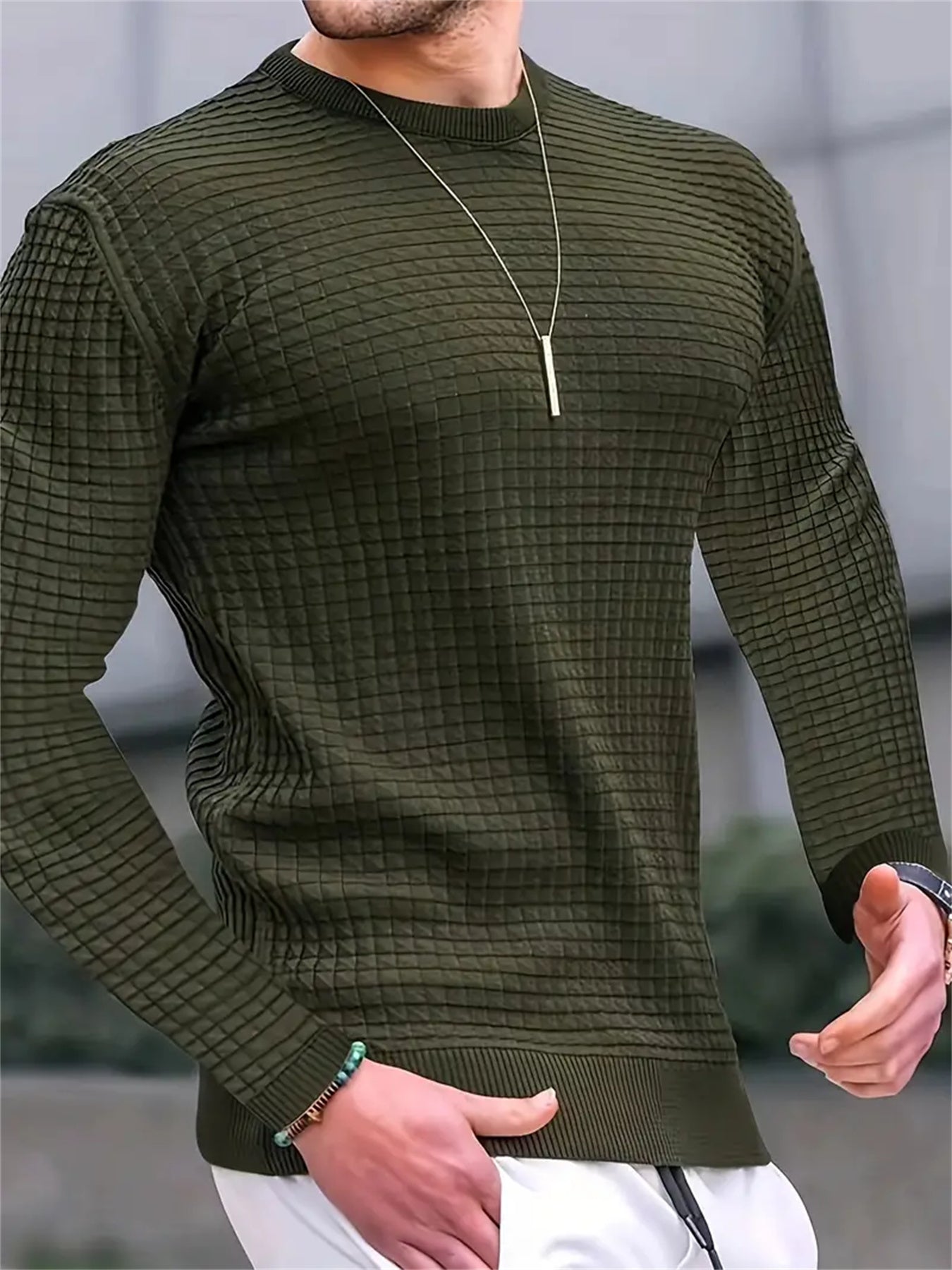 Jacquard Sweatshirt