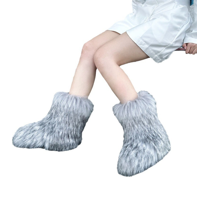 Plush Snow Boots