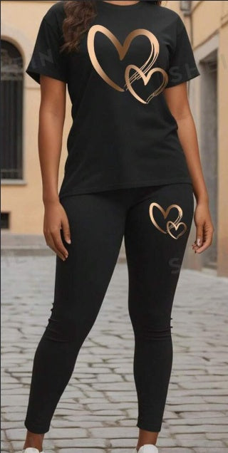 Shirt And Leggings Set