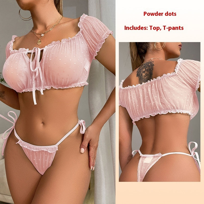 Chest Wrap Panties Set