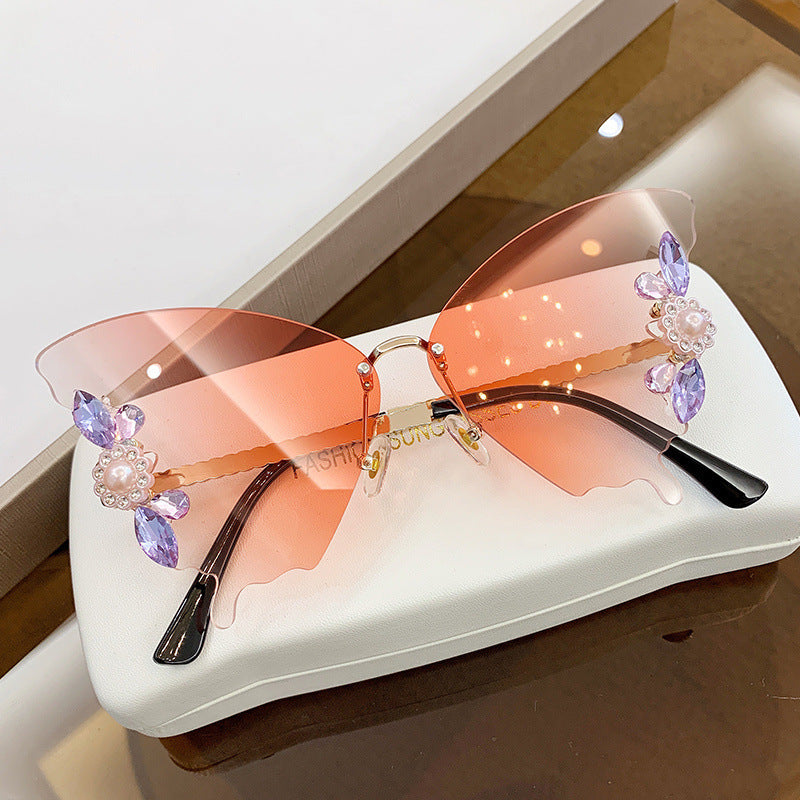 Diamond-encrusted Sunglasses