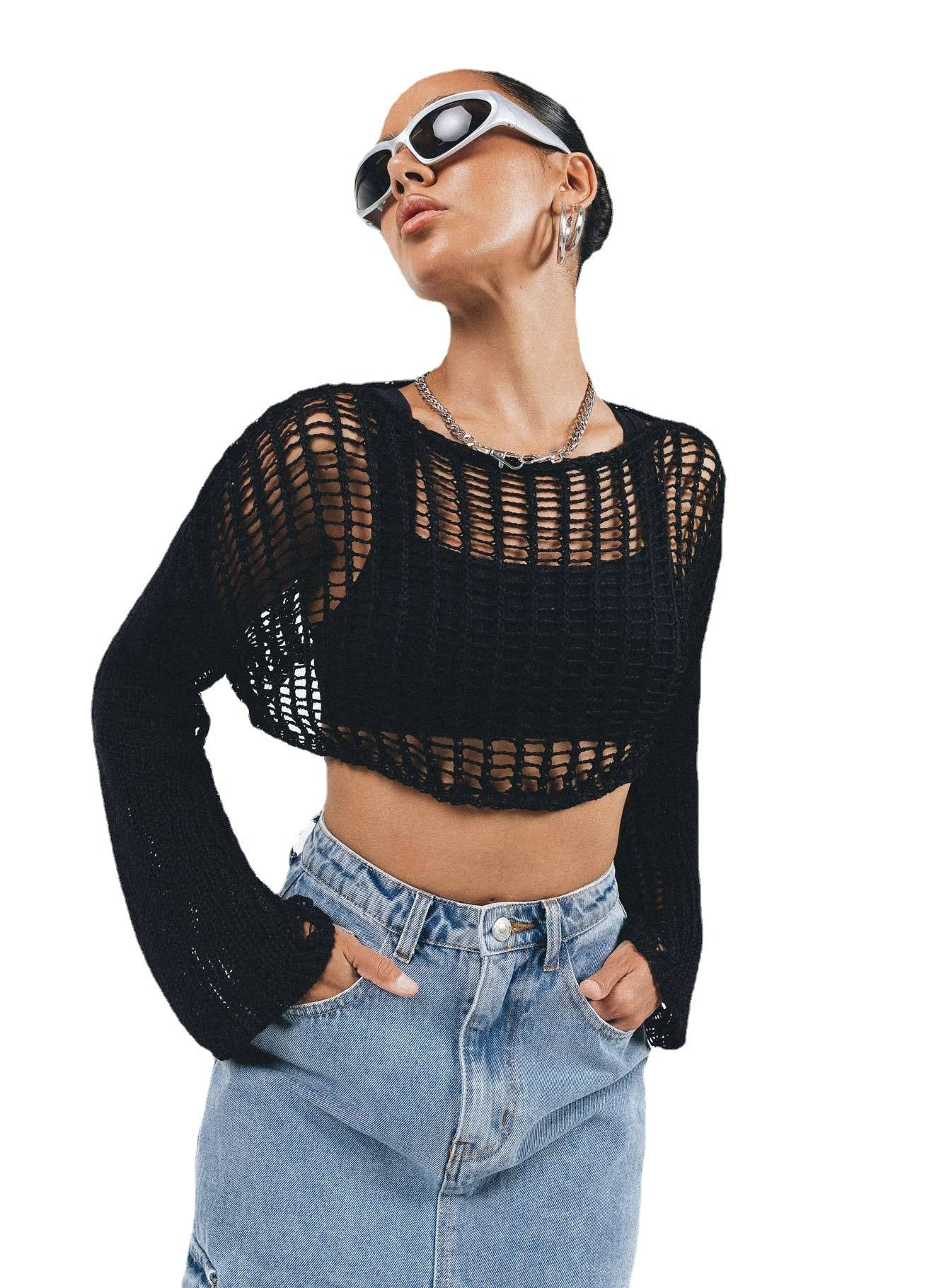 Hollowed-out Shirt