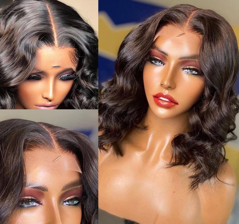 Medium-length Curly Wig