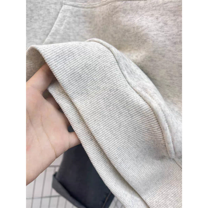 Fleece-lined Thickened Hooded
