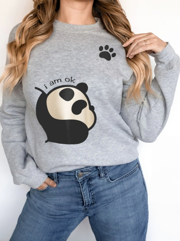 Long Sleeved Panda Hoodie