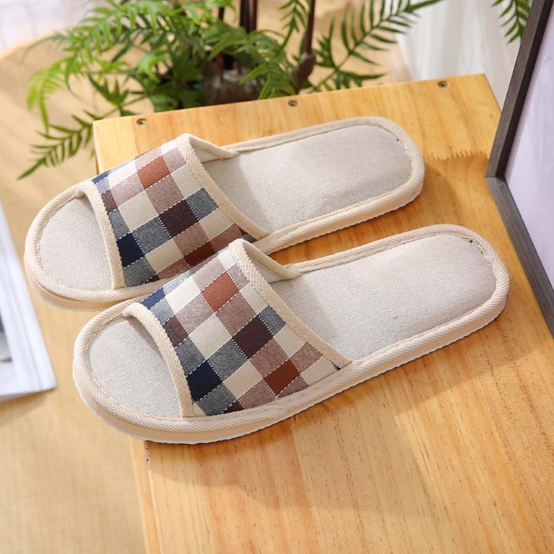 Linen Indoor Slippers