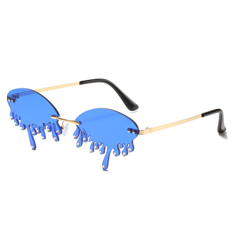 Sunglasses Personality Tear-shaped Visor
