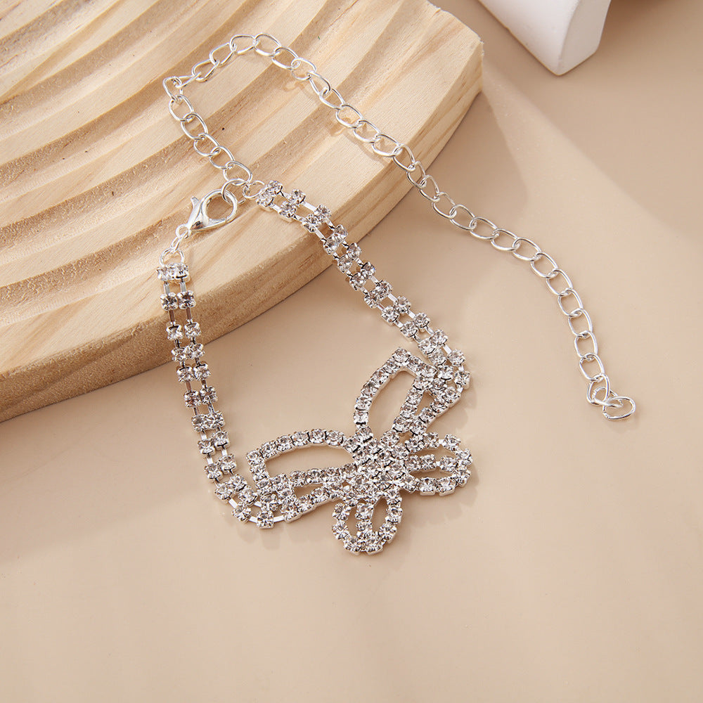 Butterfly Multilayer Anklet