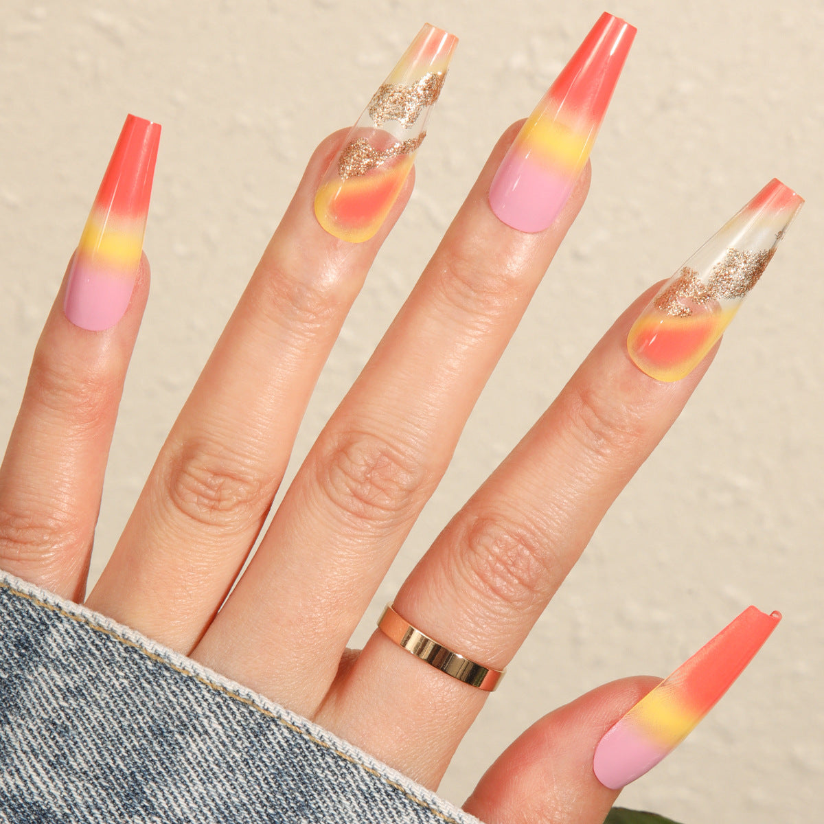 Rainbow Nails