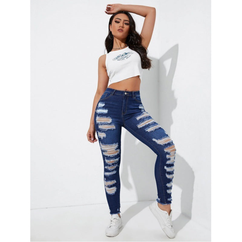 Skinny Denim Trousers